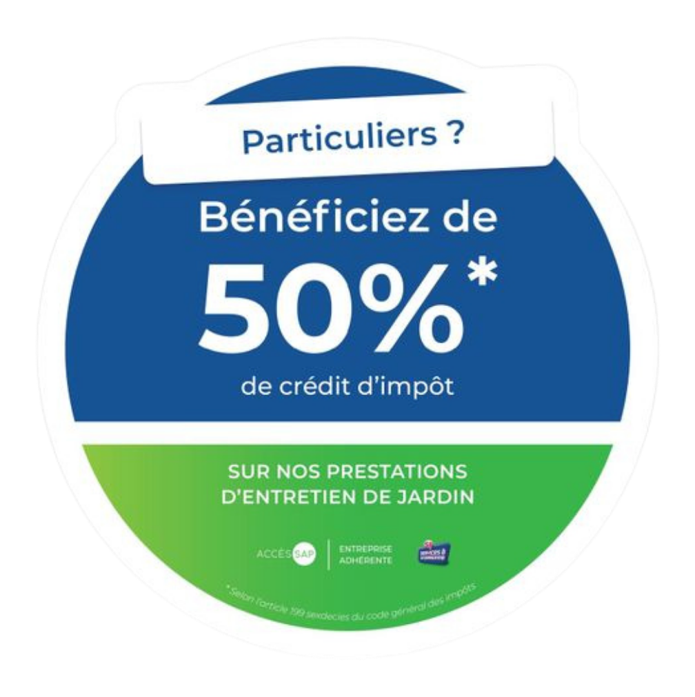 Crédit d'impôt de 50 % pour l'entretien de jardin